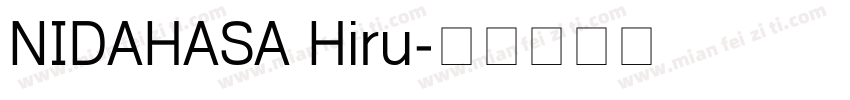 NIDAHASA Hiru字体转换